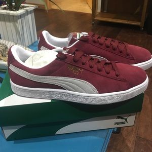 puma suede cabernet